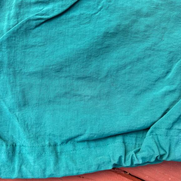 Vintage Woodstock Country Club Golf Windbreaker Anorak Pullover Jacket 90s Teal - Picture 10 of 12